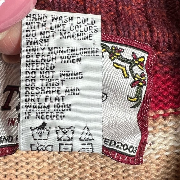 Vintage Tiara International Stripe Full Zip Sweater Women's Size Large - Picture 10 of 12